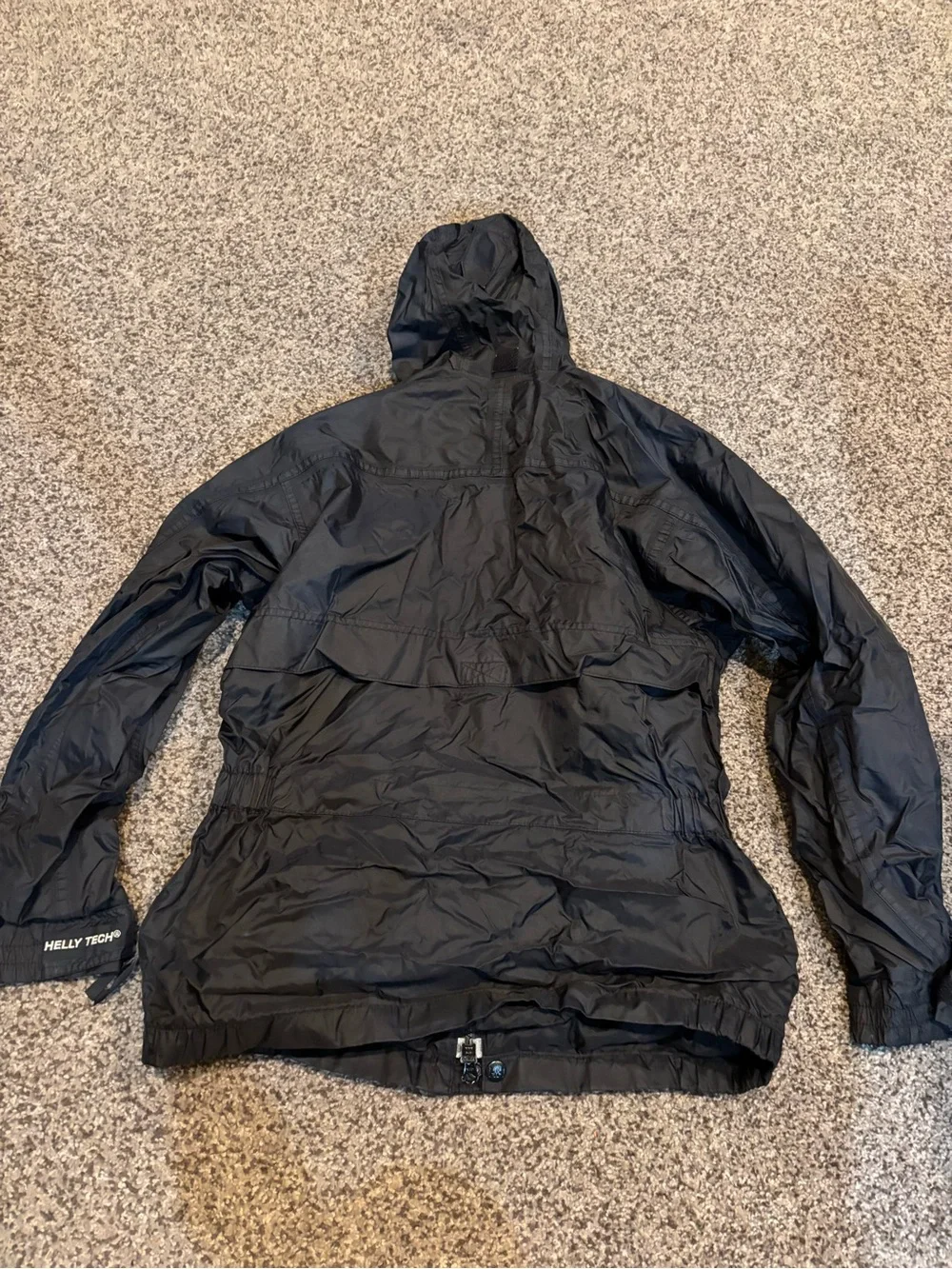 Kids Helly Hansen Black Hooded Windbreaker Jacket